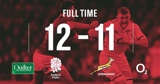 England v Springboks FT